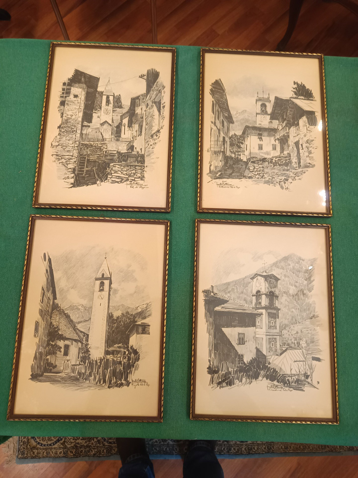 4 dipinti Fausto Cattaneo